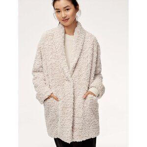 Aritzia Wilfred Free Grete Shearling Coat - Size M - EUC